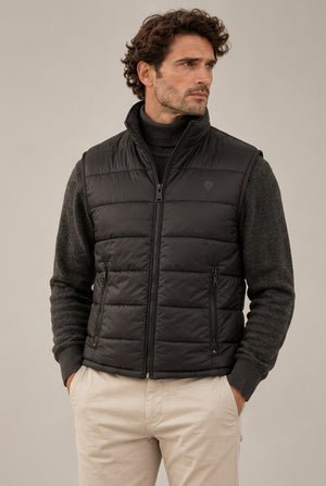 CHALECO ACOLCHADO NEGRO