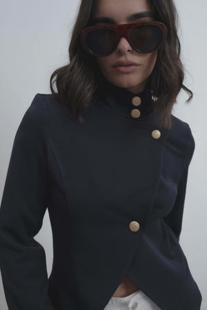 CHAQUETA CRUZADA BOTONES