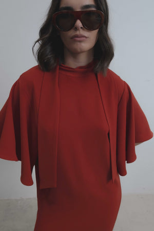 VESTIDO MIDI LAZADA