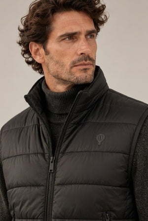 CHALECO ACOLCHADO NEGRO