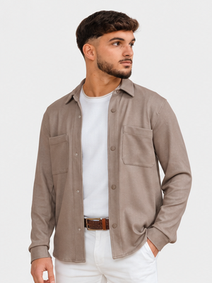 SOBRECAMISA PUNTO BEIGE