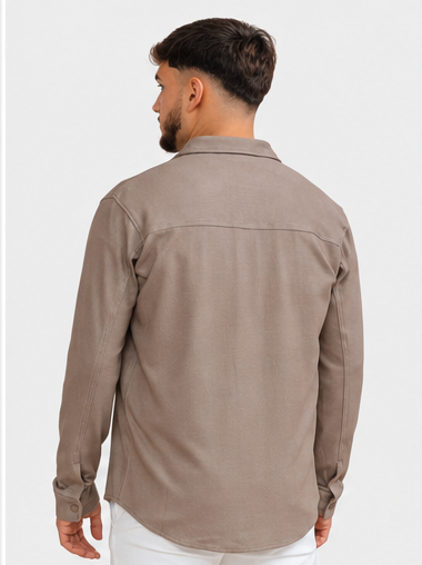 SOBRECAMISA PUNTO BEIGE