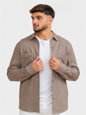 SOBRECAMISA PUNTO BEIGE