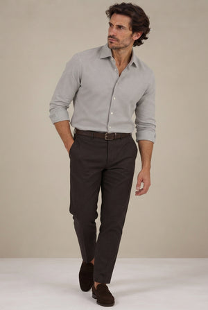 CAMISA VESTIR VERDE CON ESTRUCTURA