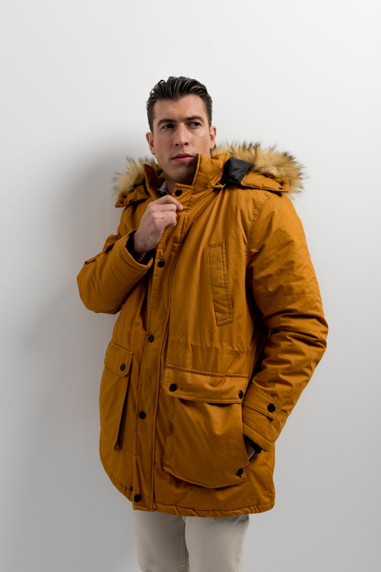 QUILTED HOODED PARKA