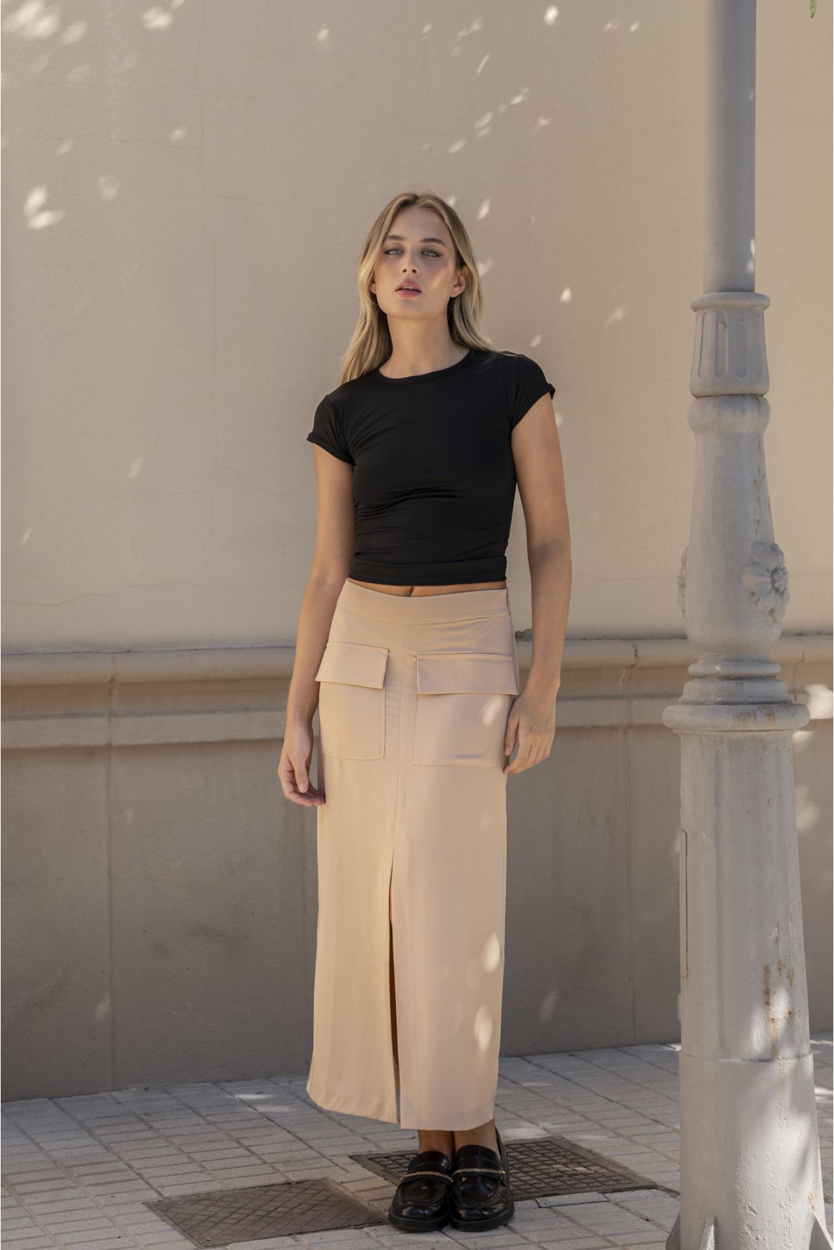 CARGO MIDI SKIRT