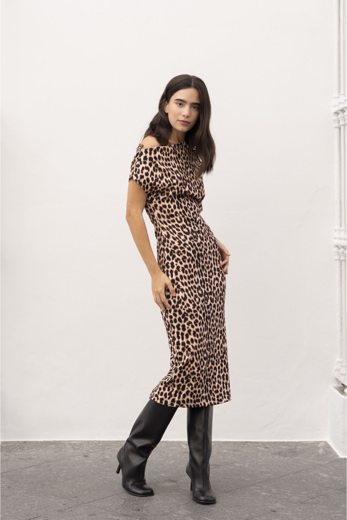 VESTIDO ESTAMPADO ANIMAL PRINT