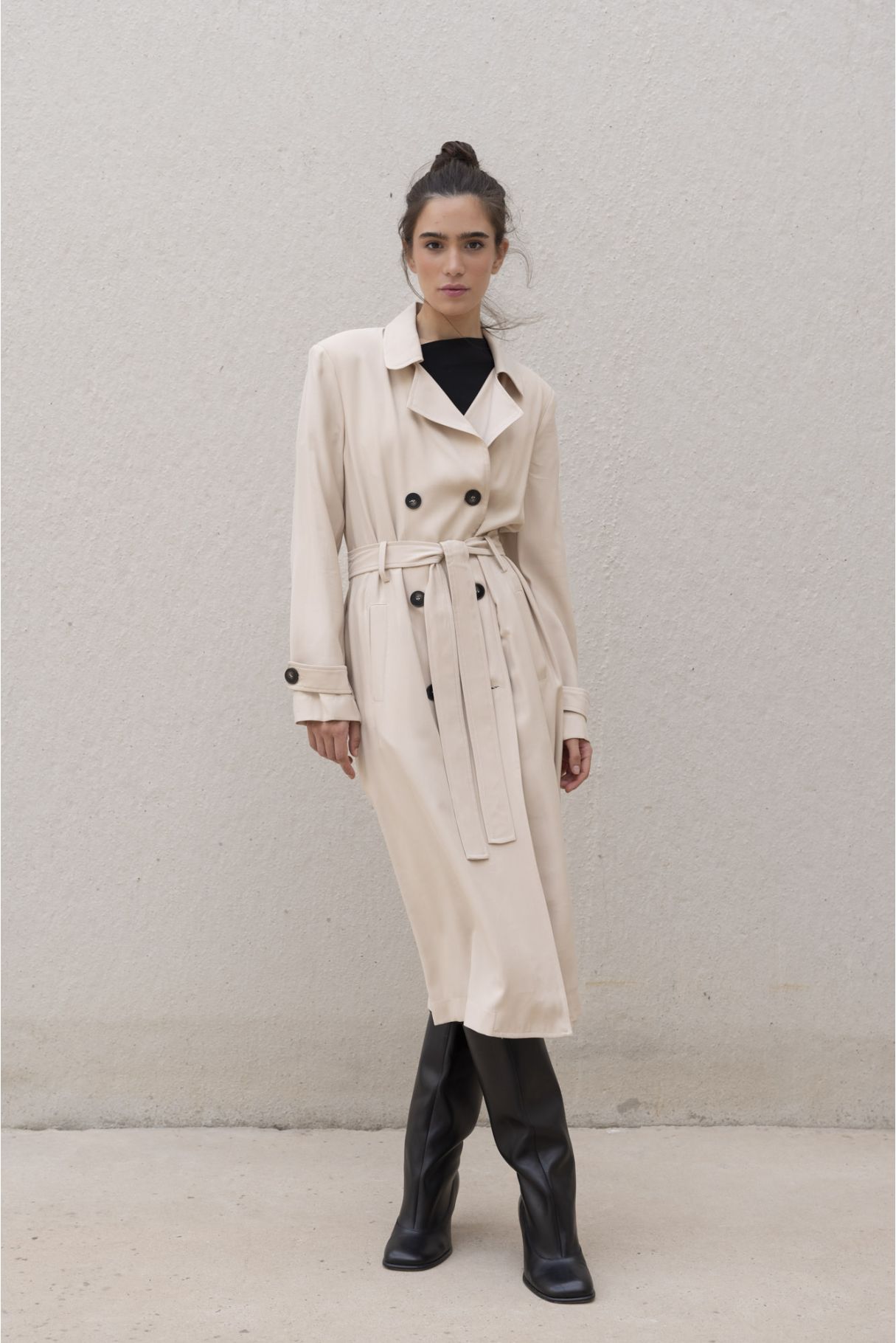 TRENCH COAT FLUIDO