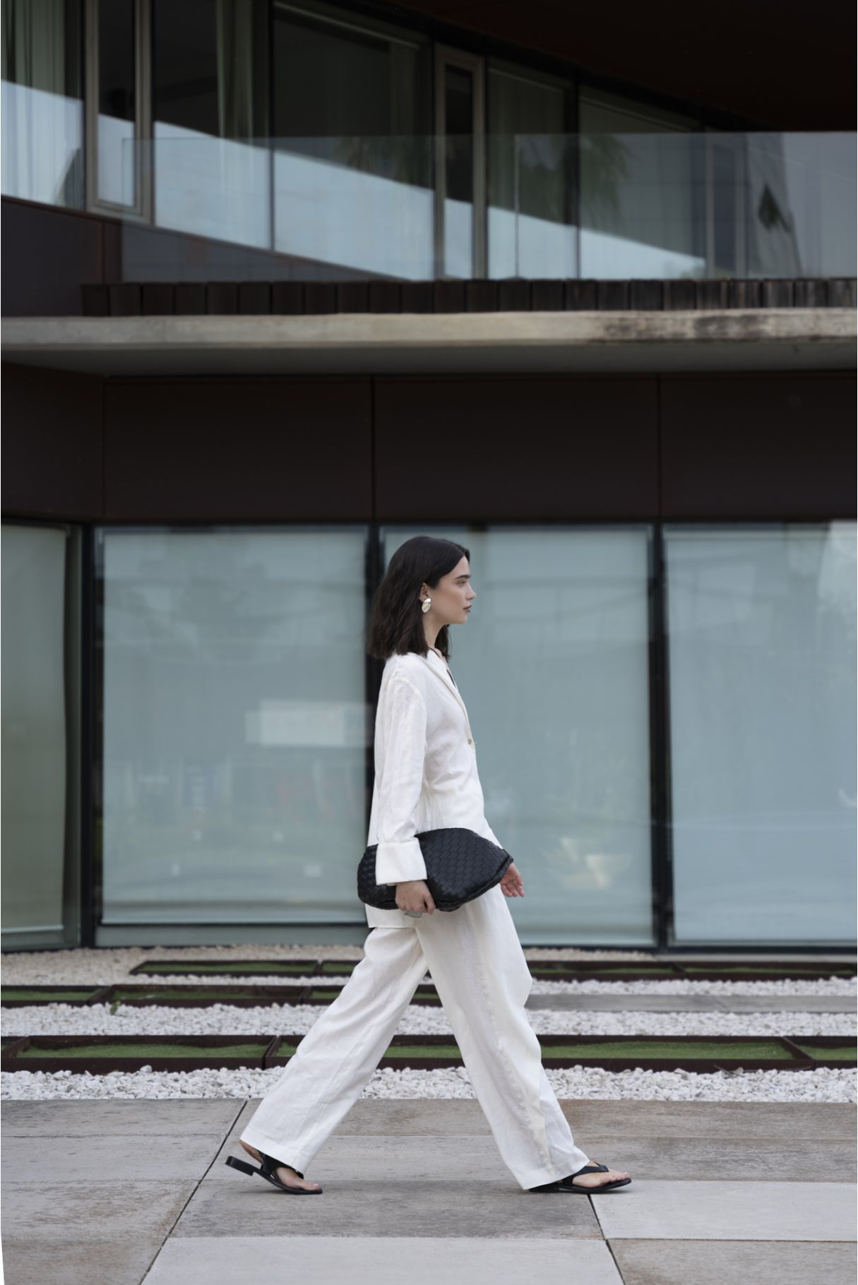 PAREO TROUSERS WITH LINEN