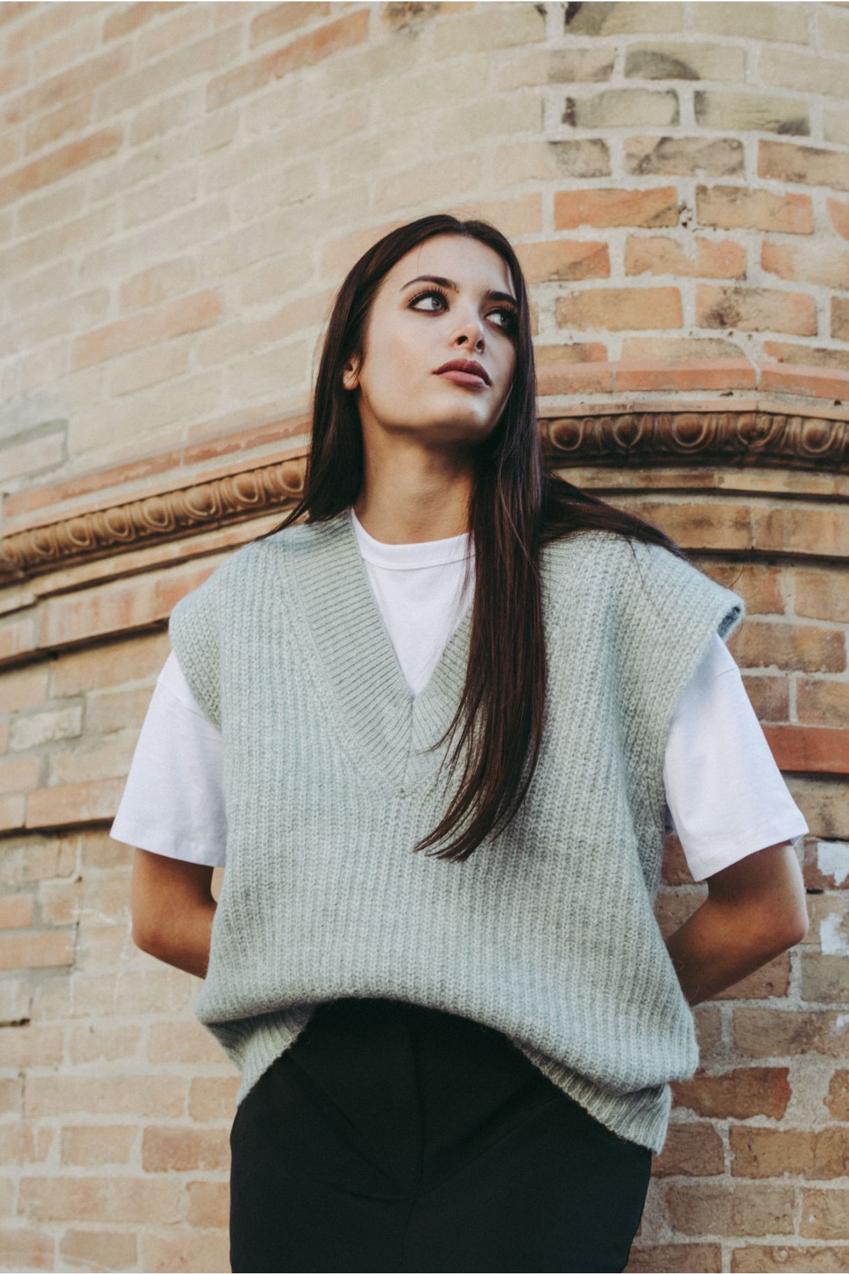 OVERSIZE KNIT WAISTCOAT