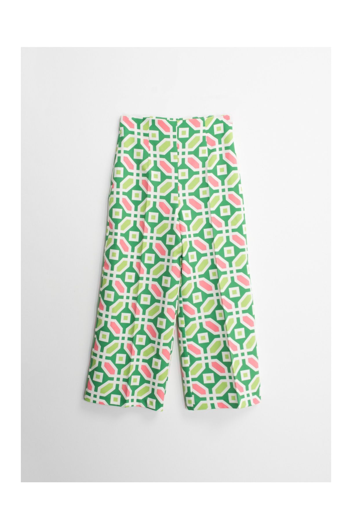 GEOMETRIC PRINT TROUSERS