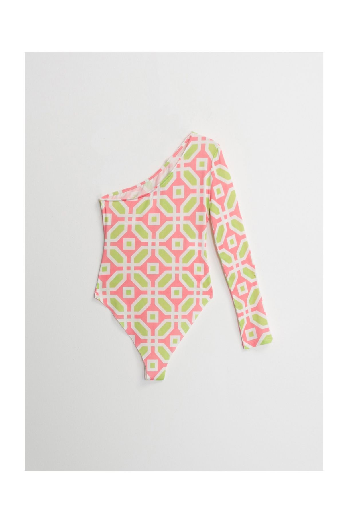 GEOMETRIC PRINT BODYSUIT