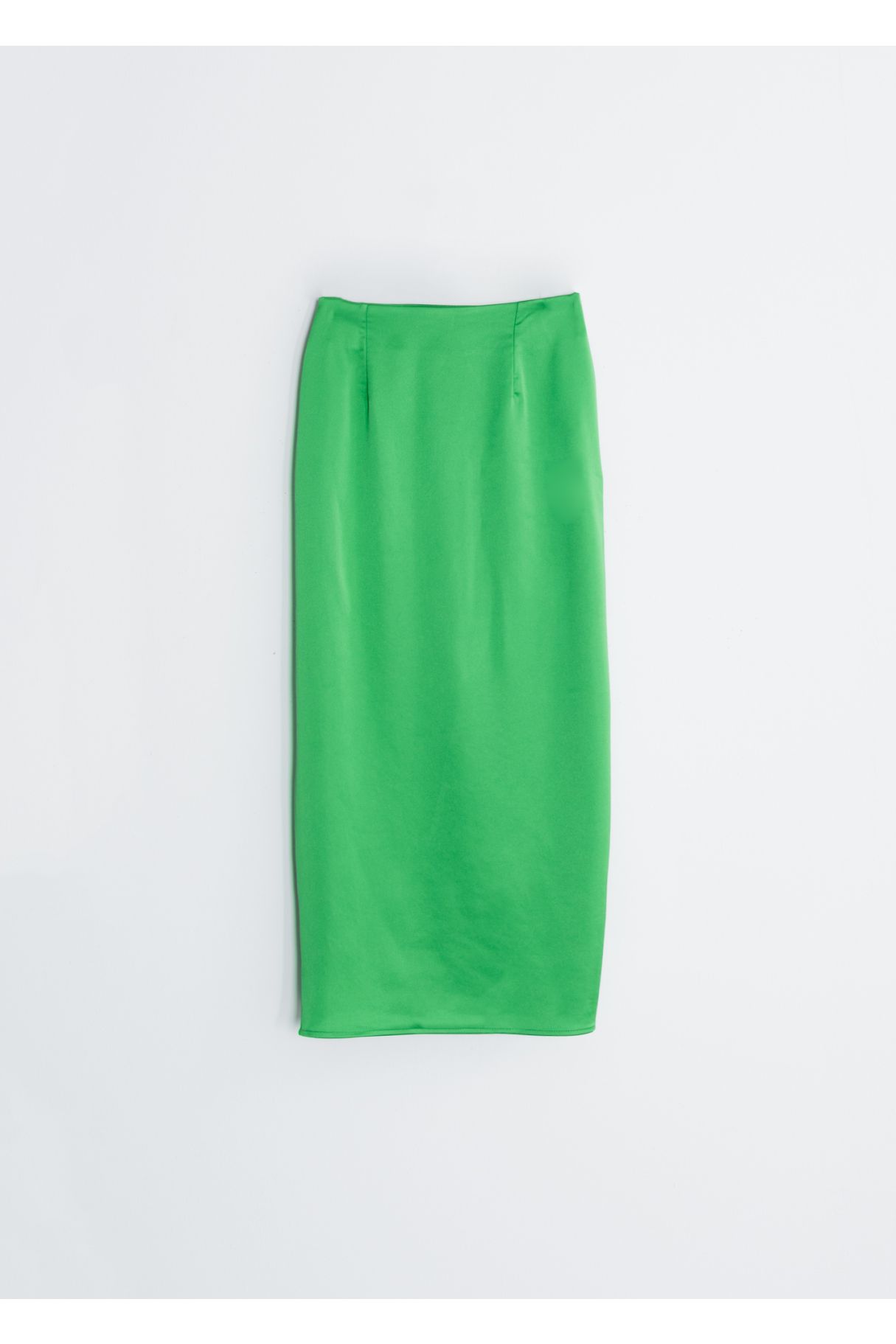 SATIN SKIRT WITH KNOTTED DETAIL