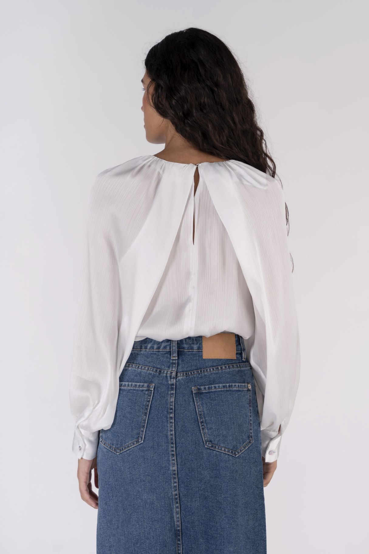 BLUSA SATINADA