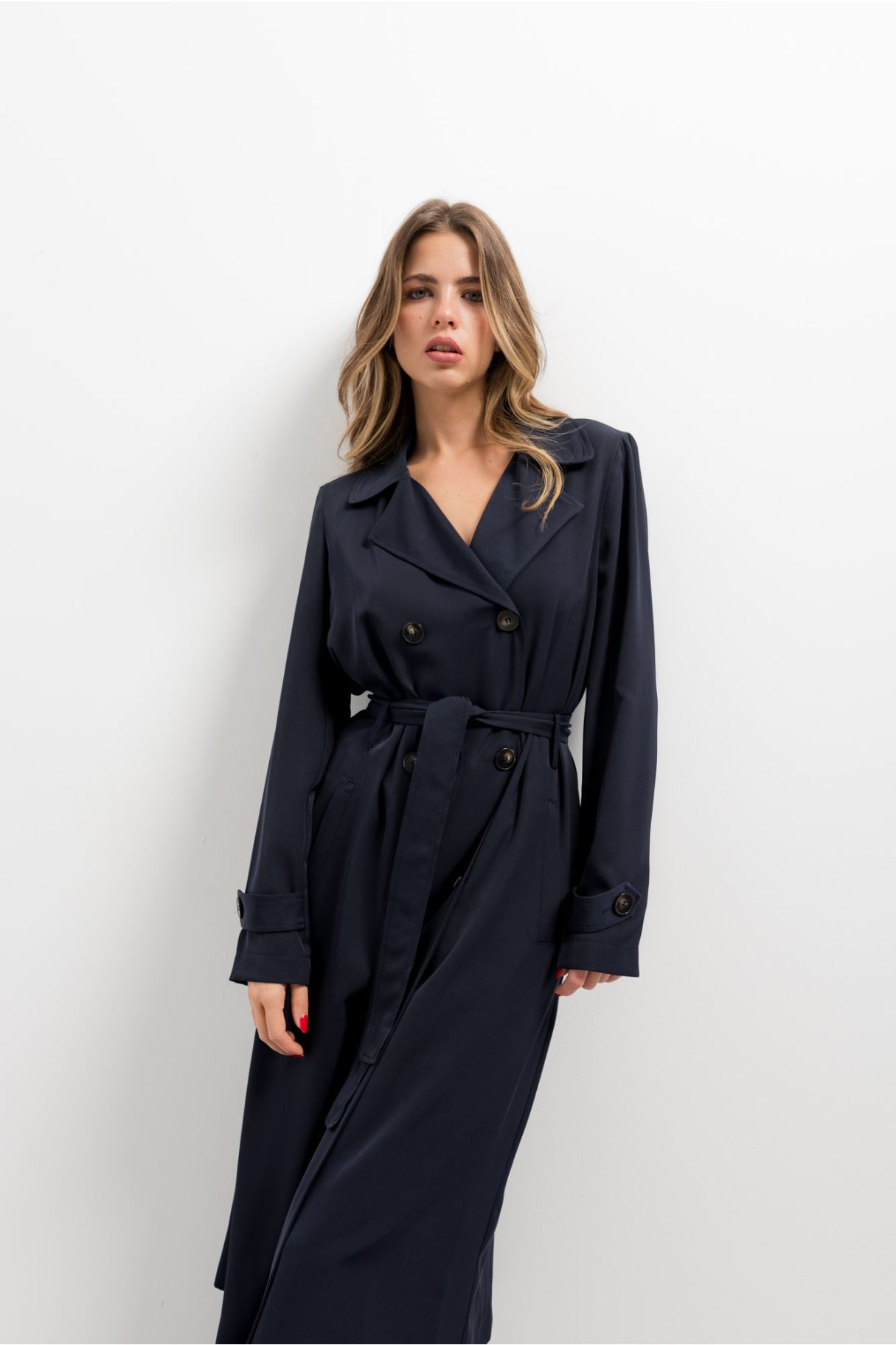 OVERSIZE TRENCH COAT WITH BELT
