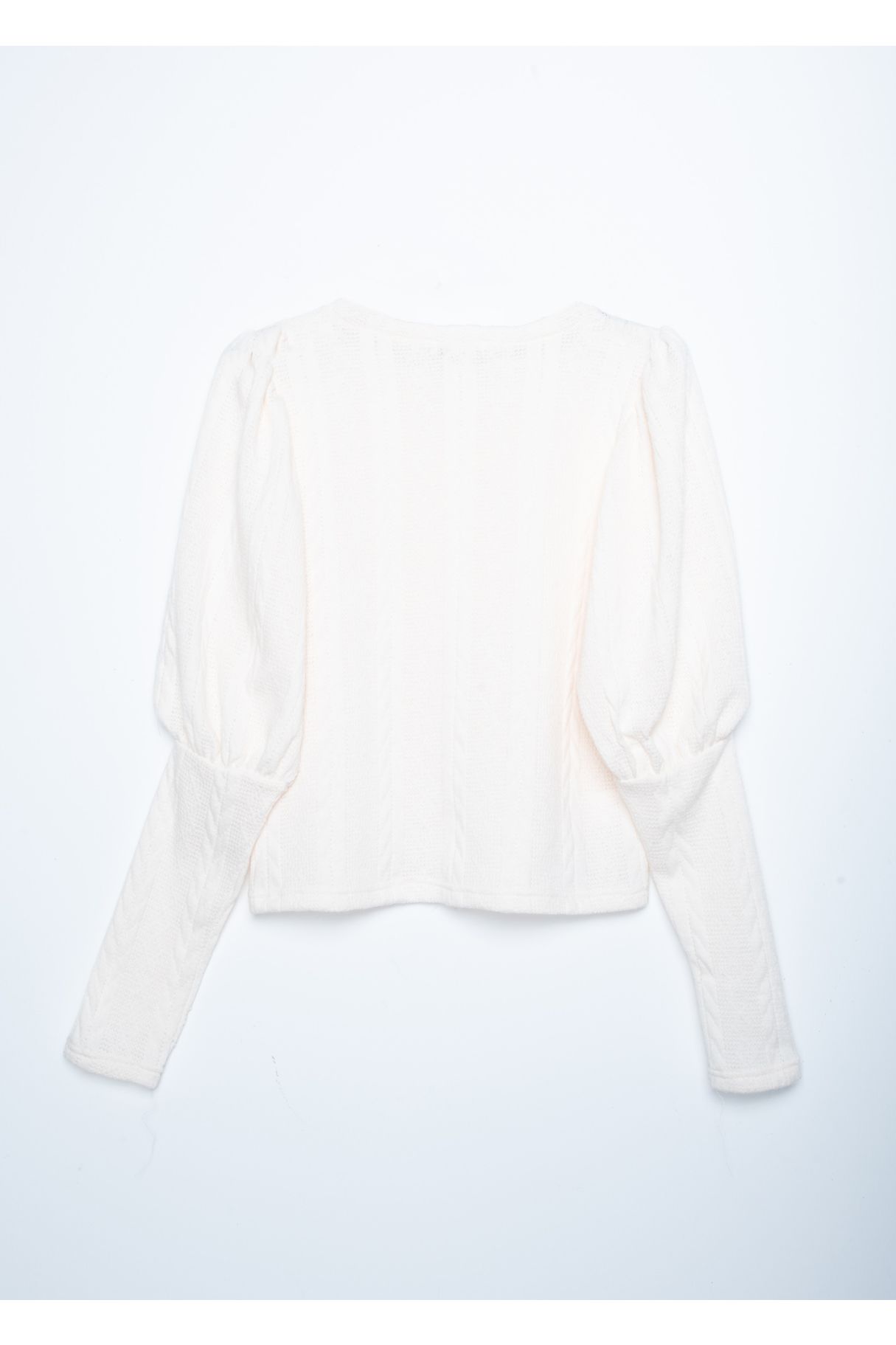 PUFF SLEEVE PULLOVER