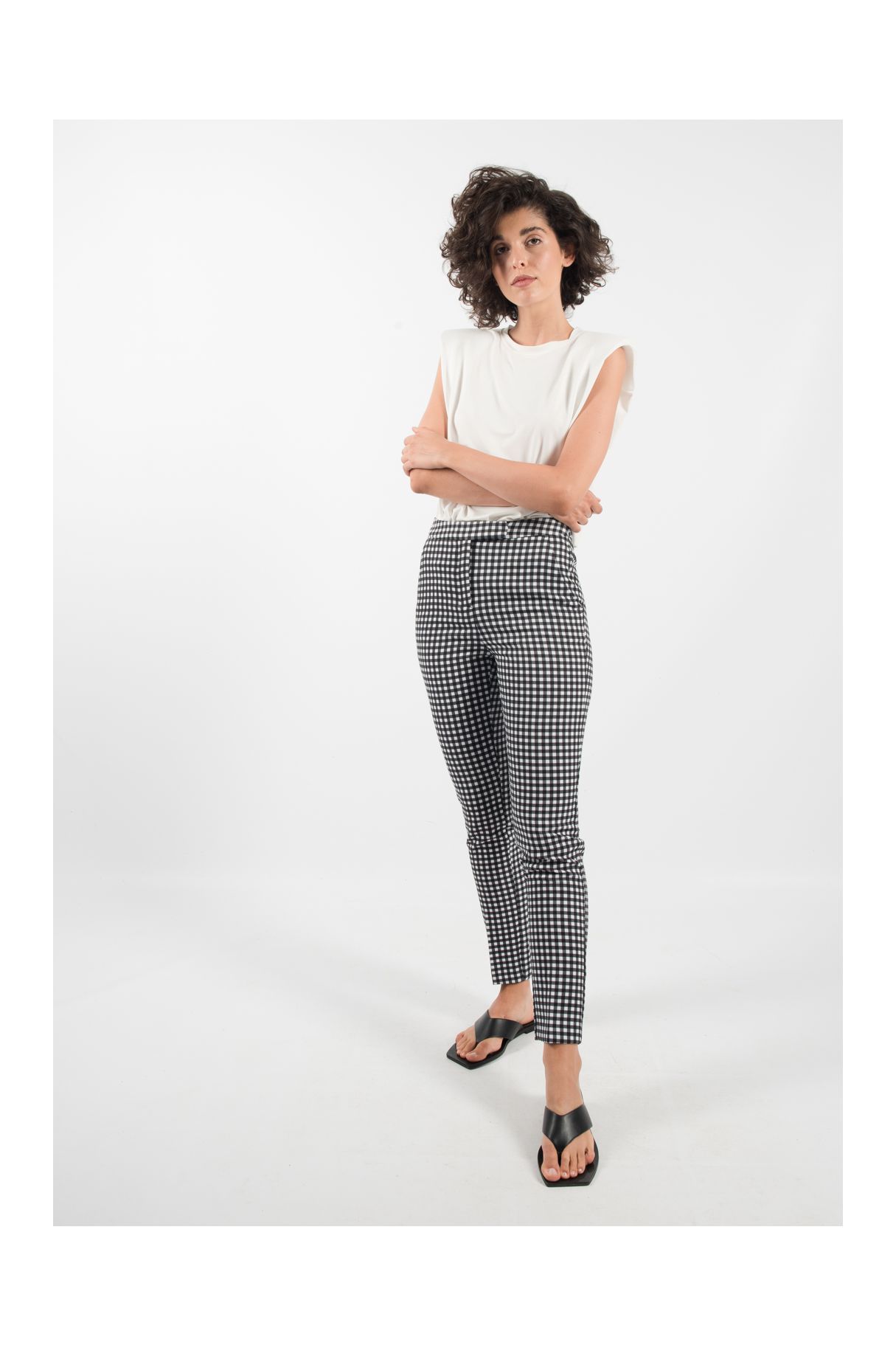 GINGHAM TROUSERS