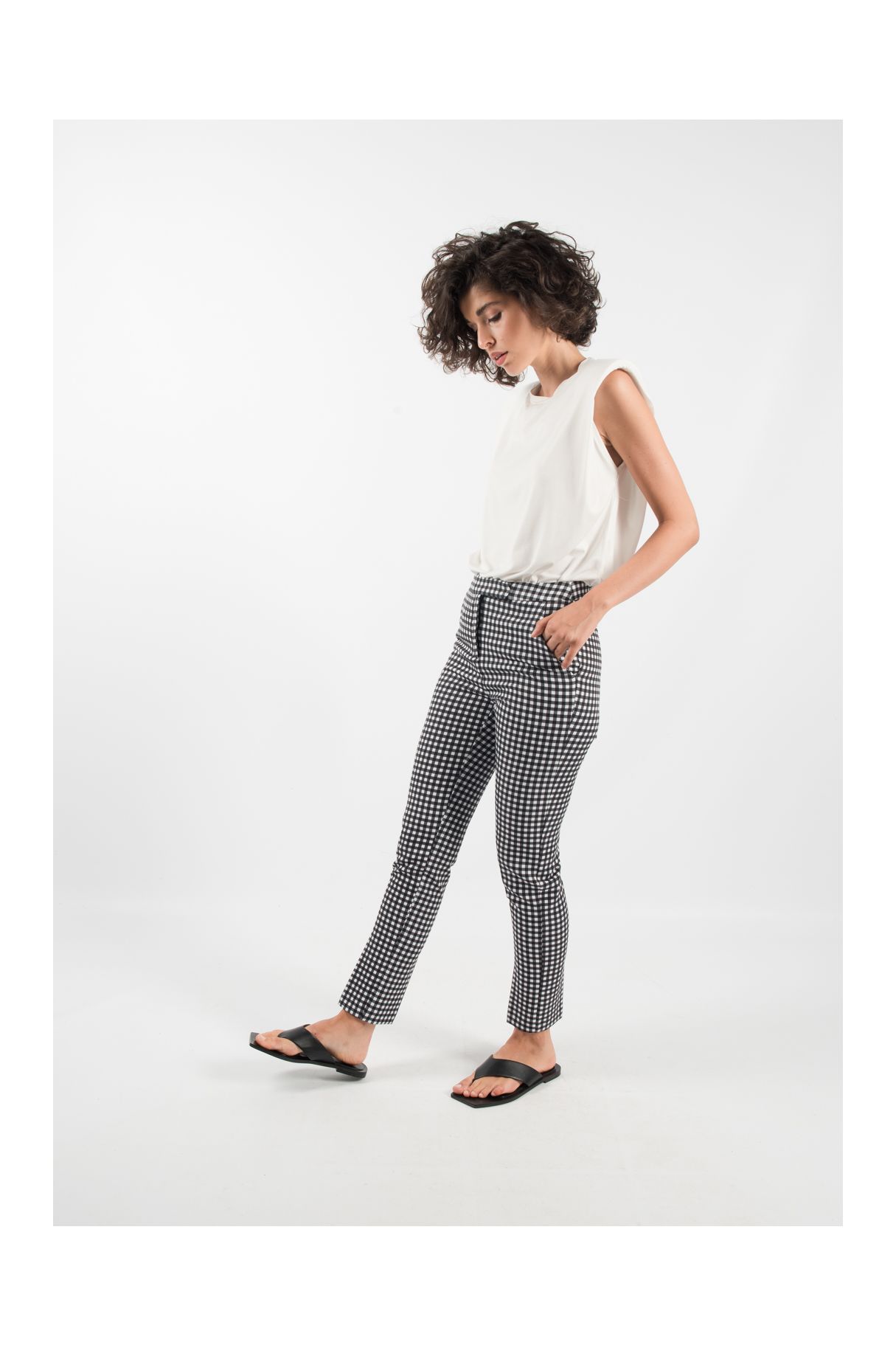GINGHAM TROUSERS