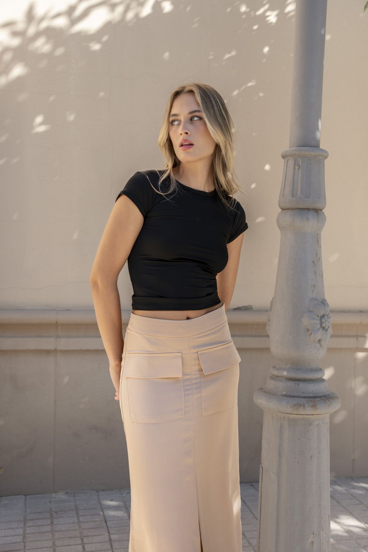 CARGO MIDI SKIRT