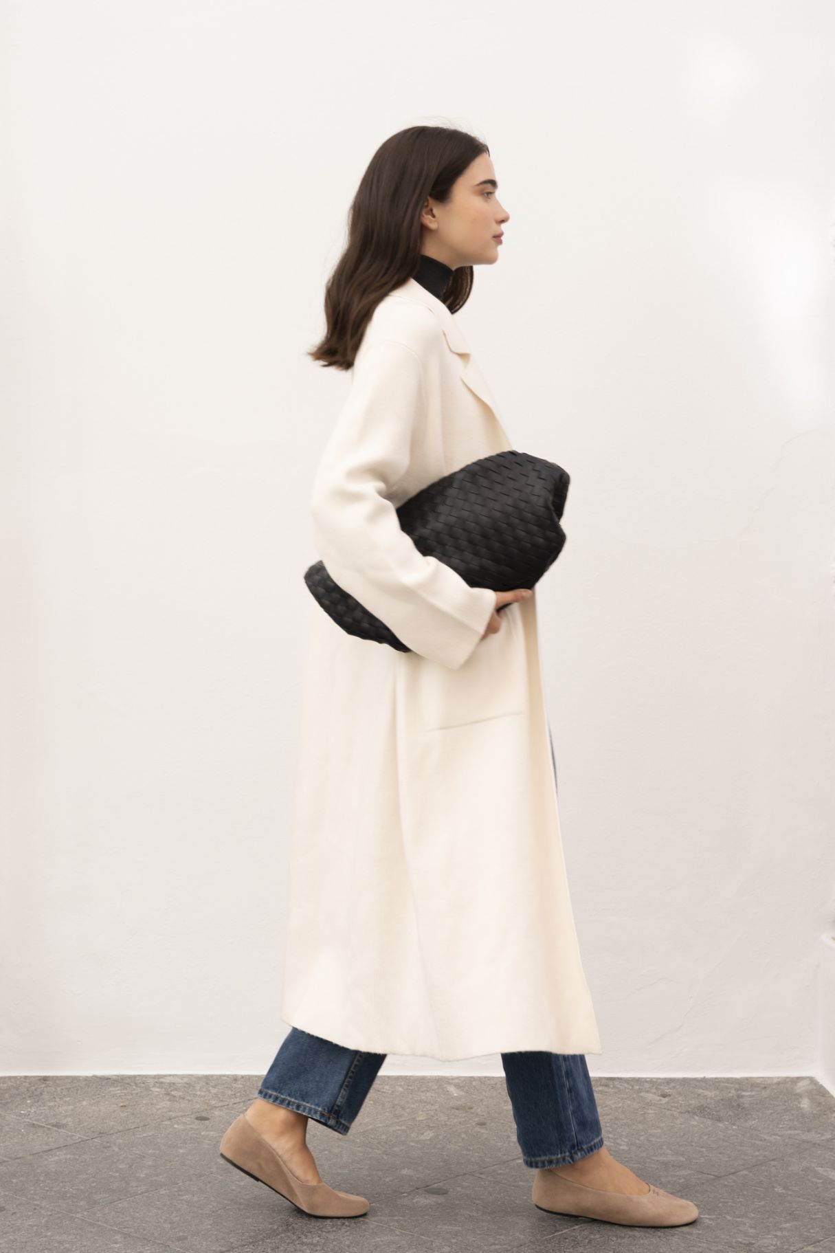 CAPPOTTO OVERSIZE IN MAGLIA