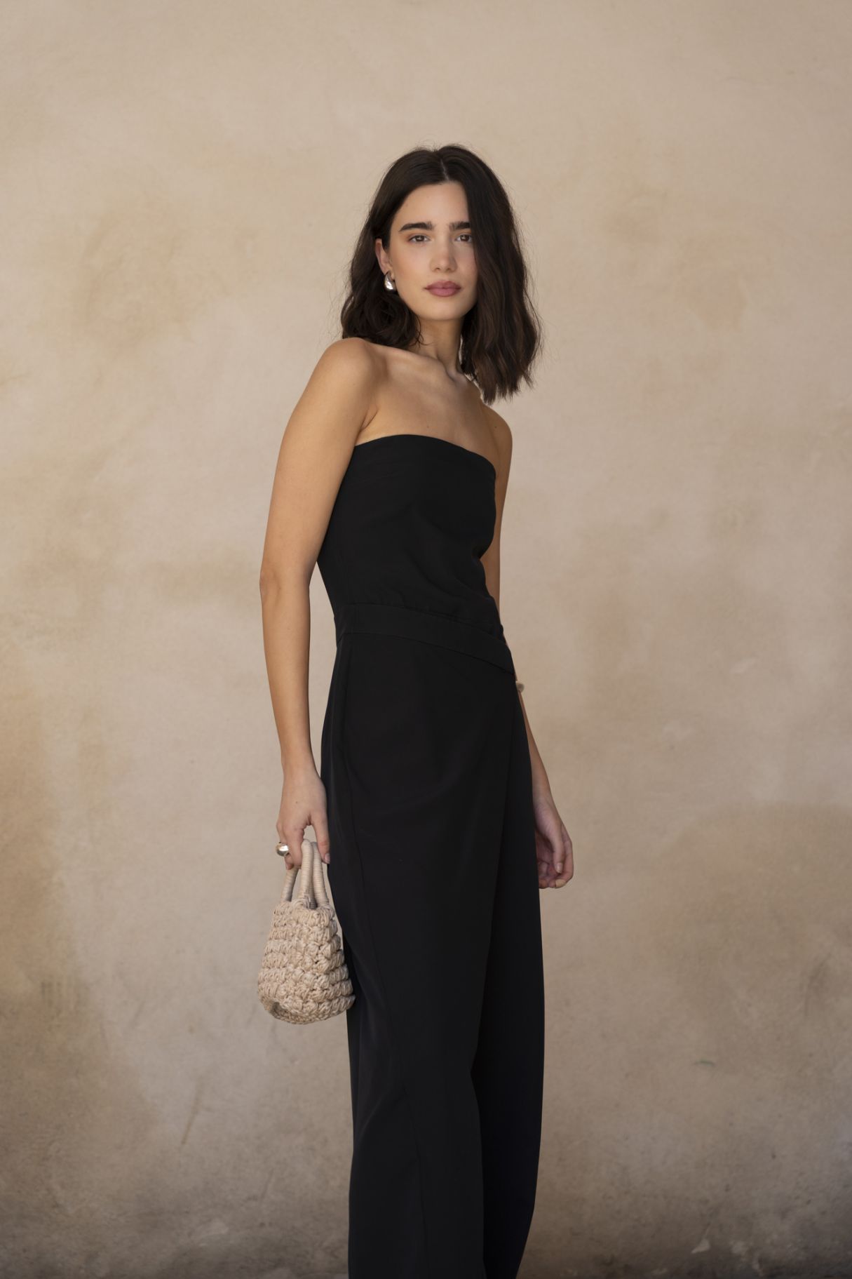 JUMPSUIT WITH WRAP TROUSERS