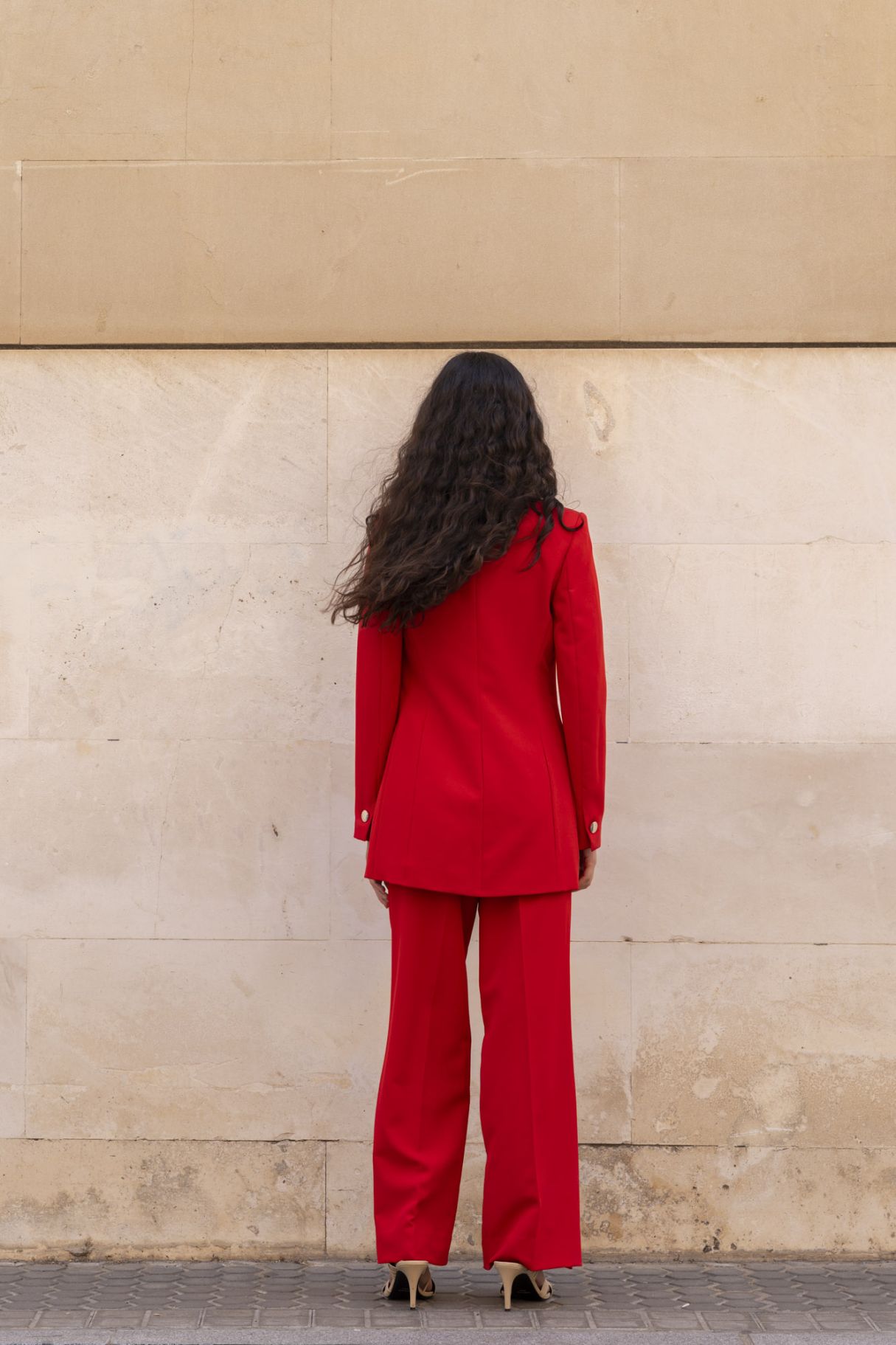 BLAZER À BOUTONS ARGENTÉS