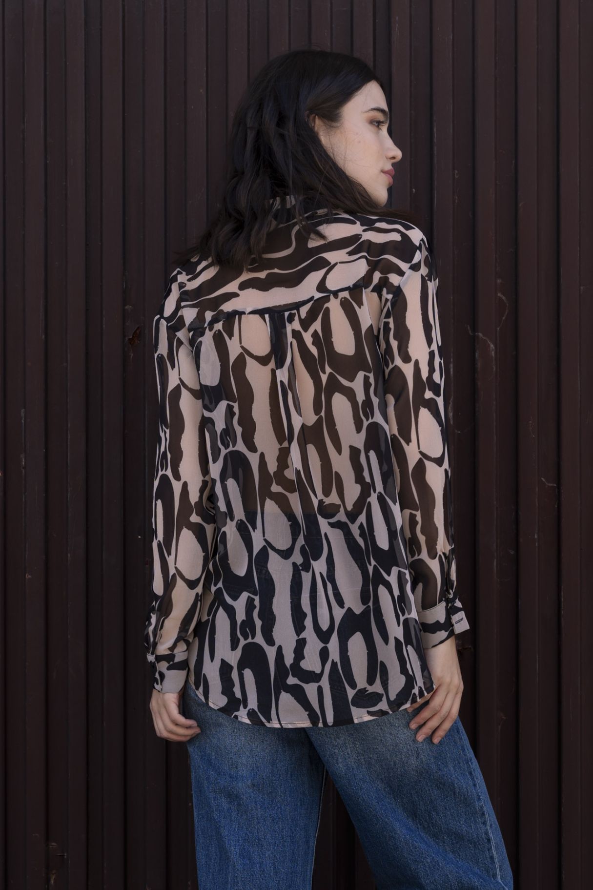 CAMICIA CON STAMPA ANIMALIER