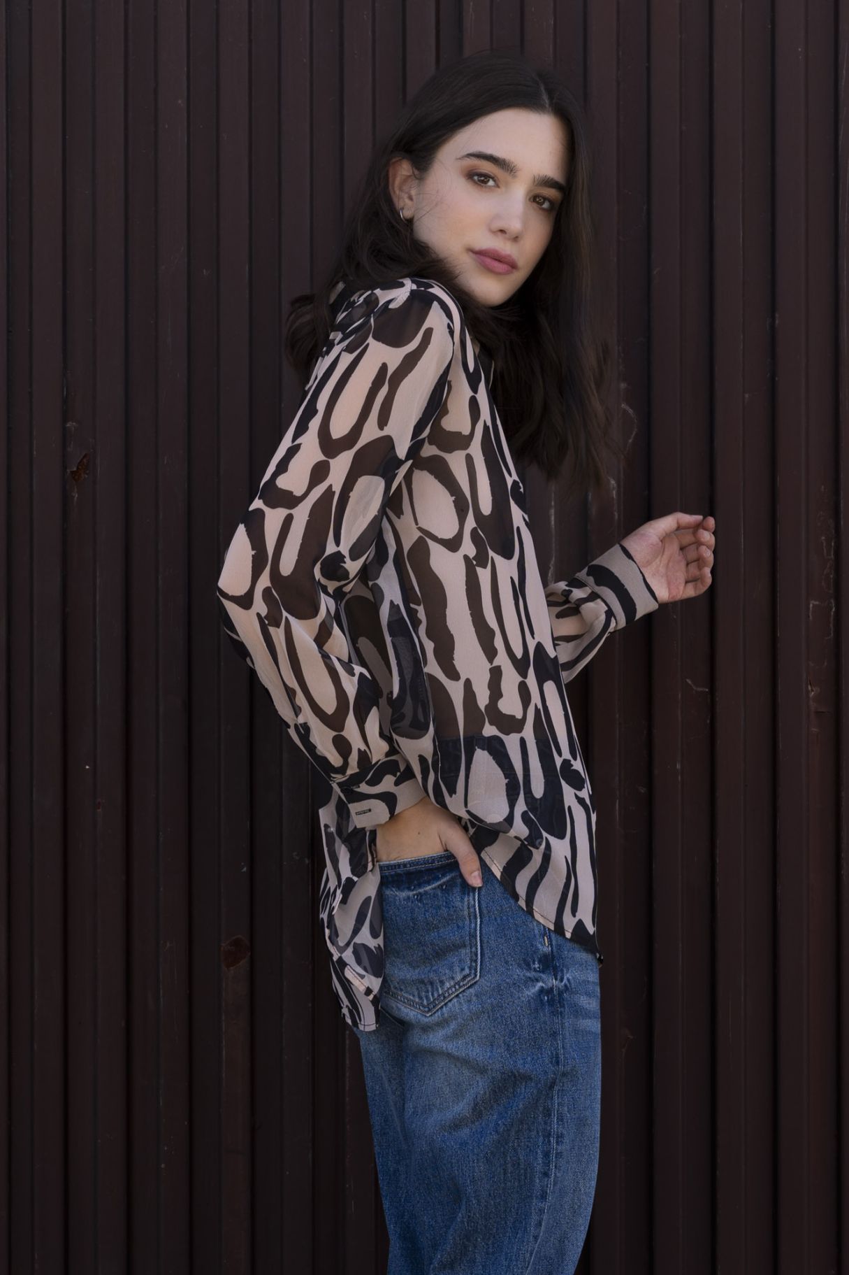 CAMICIA CON STAMPA ANIMALIER